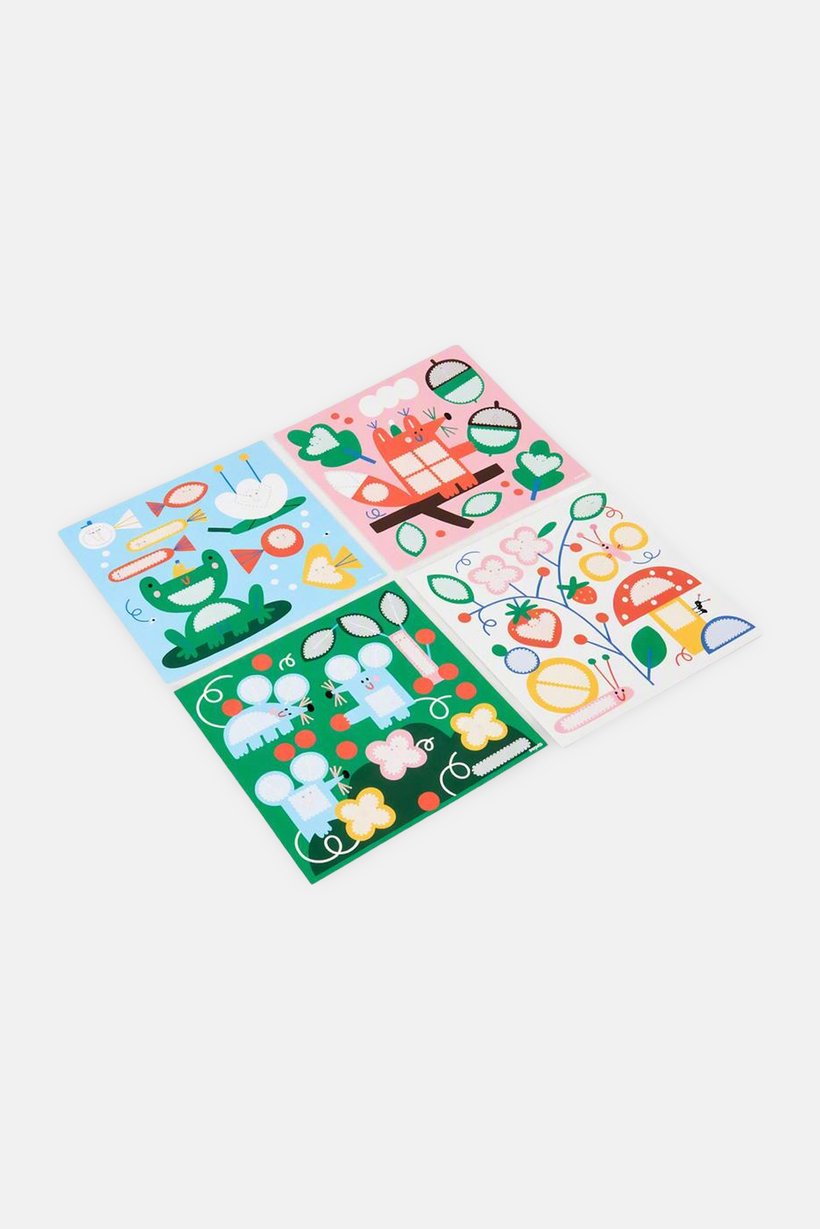 Poppik Nature 6 Cards And 96 Stickers