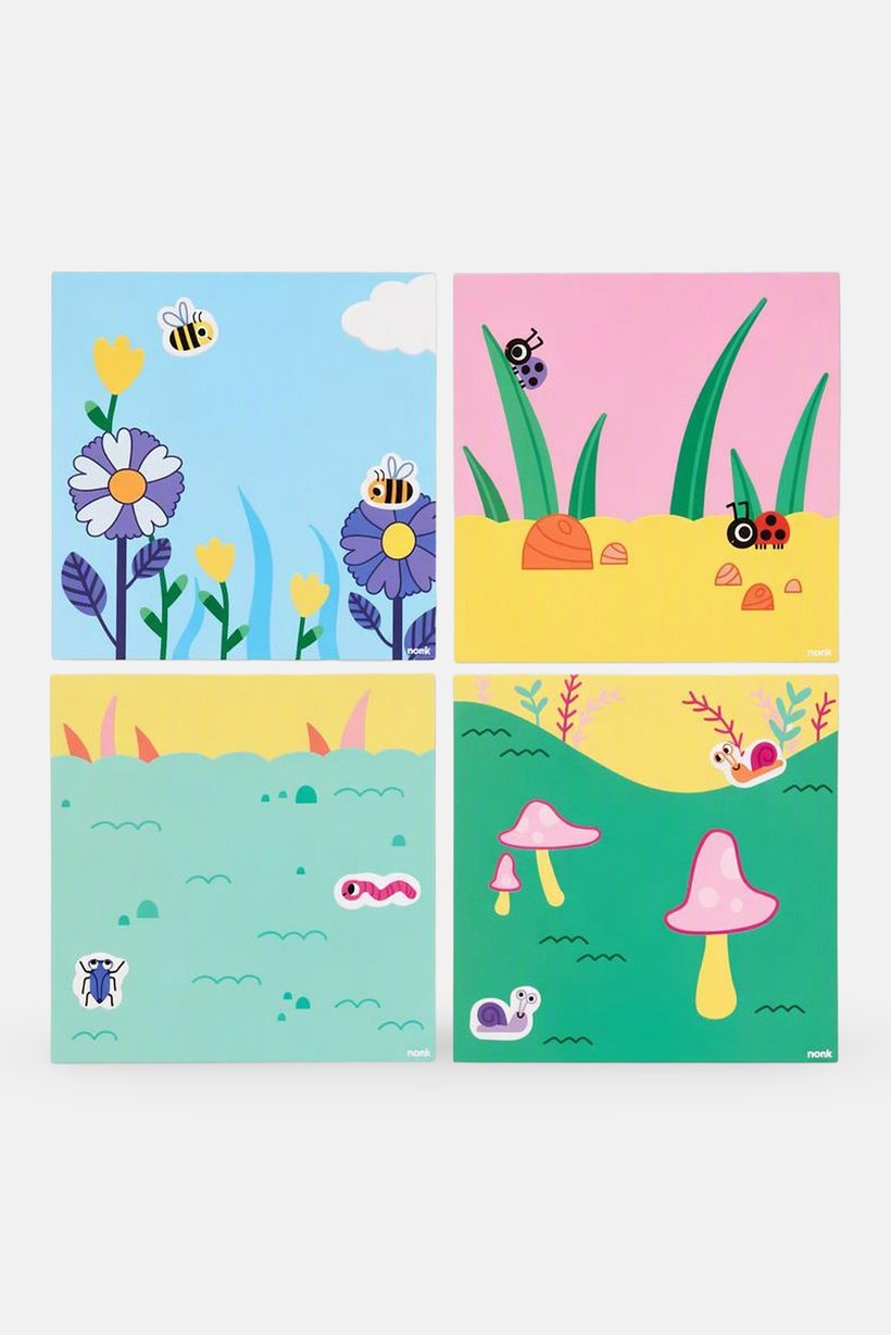Poppik Little Insects 6 Cards And 100 Stickers