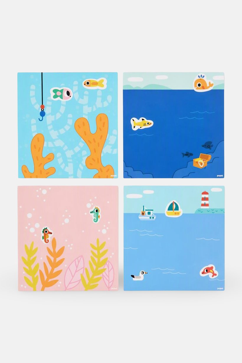 Poppik The Sea 6 Cards And 100 Stickers