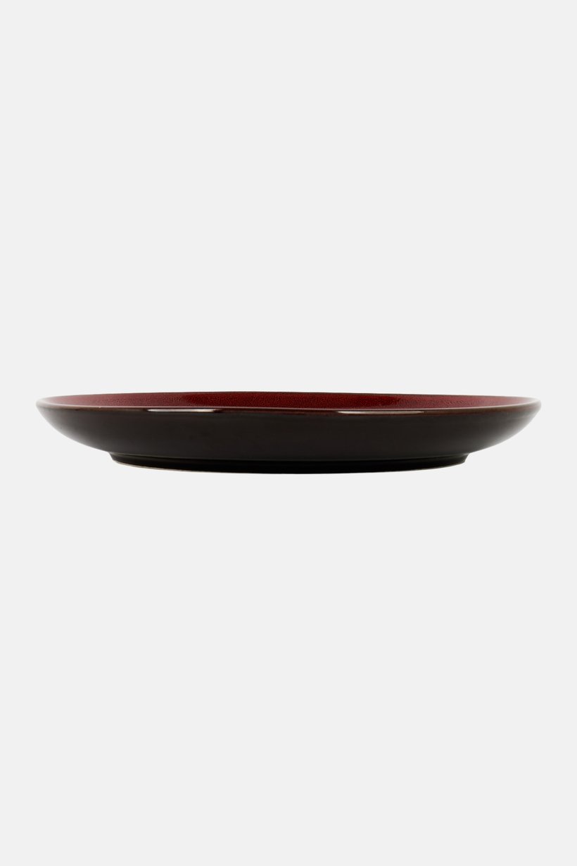Round Dessert Plate, Multicolor