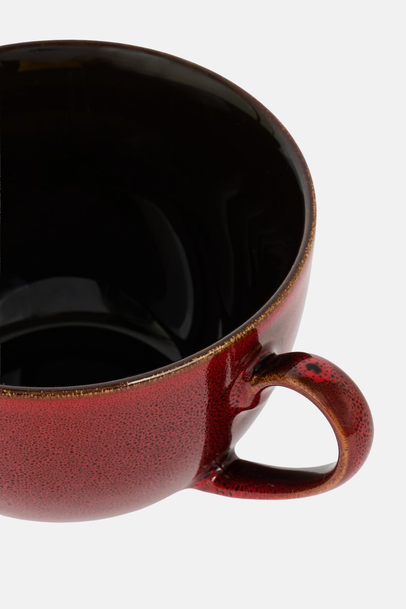 Gambia Tea Mug 220 ml, Burgundy
