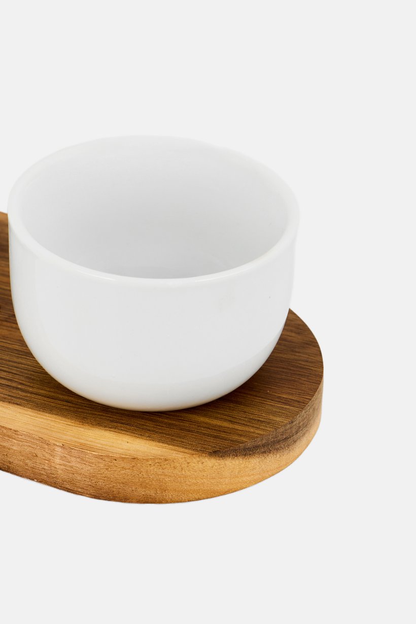 2 Dip Bowls With Tray Gandia, Multicolor