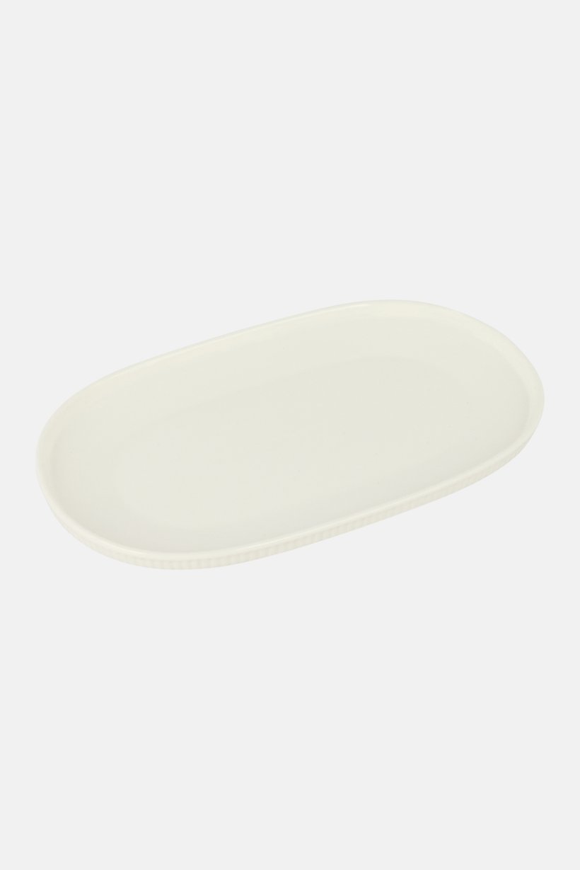 Ceramic Serving Platter for Dining And Buffet, White