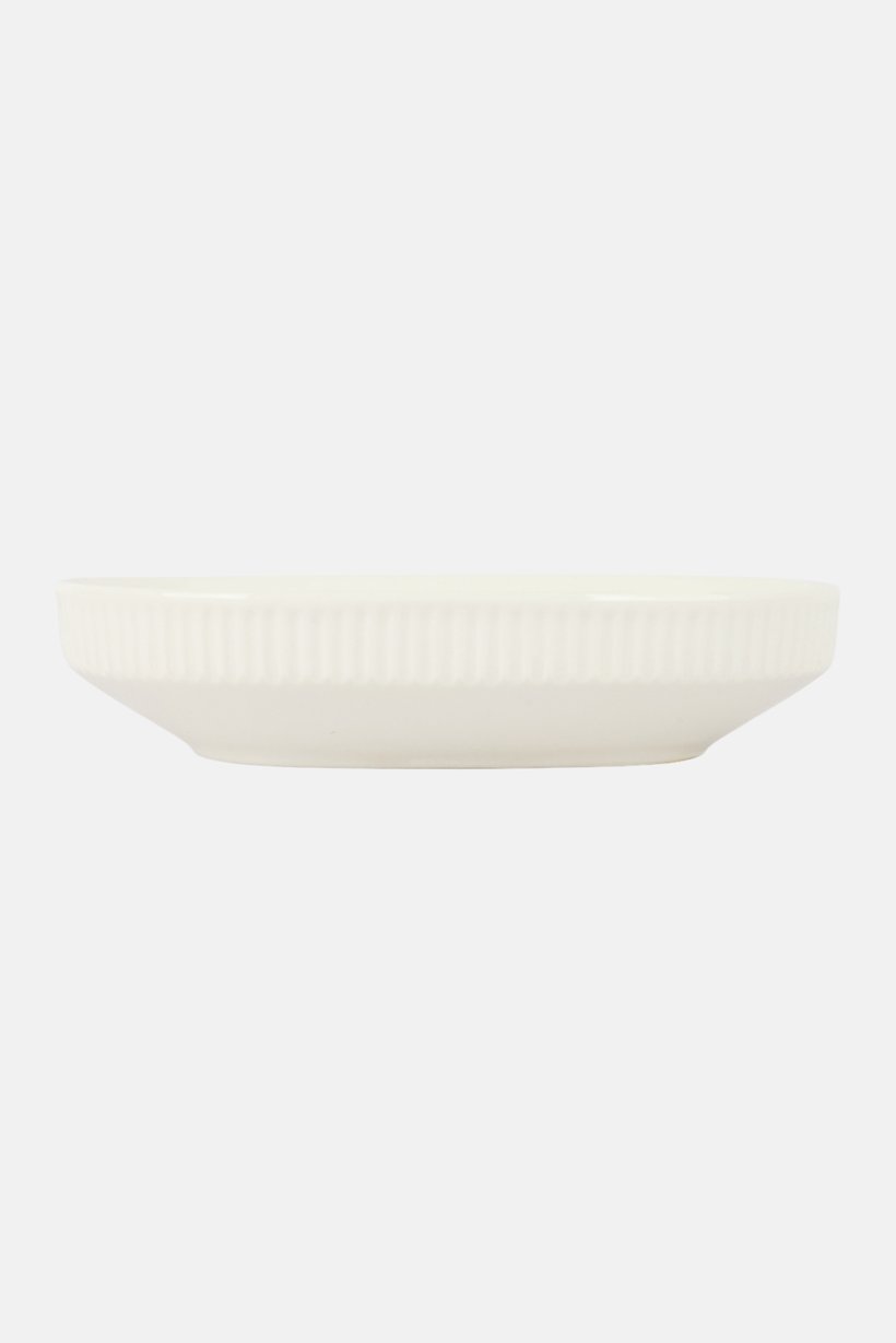 Ceramic Glass Baking Dish, White