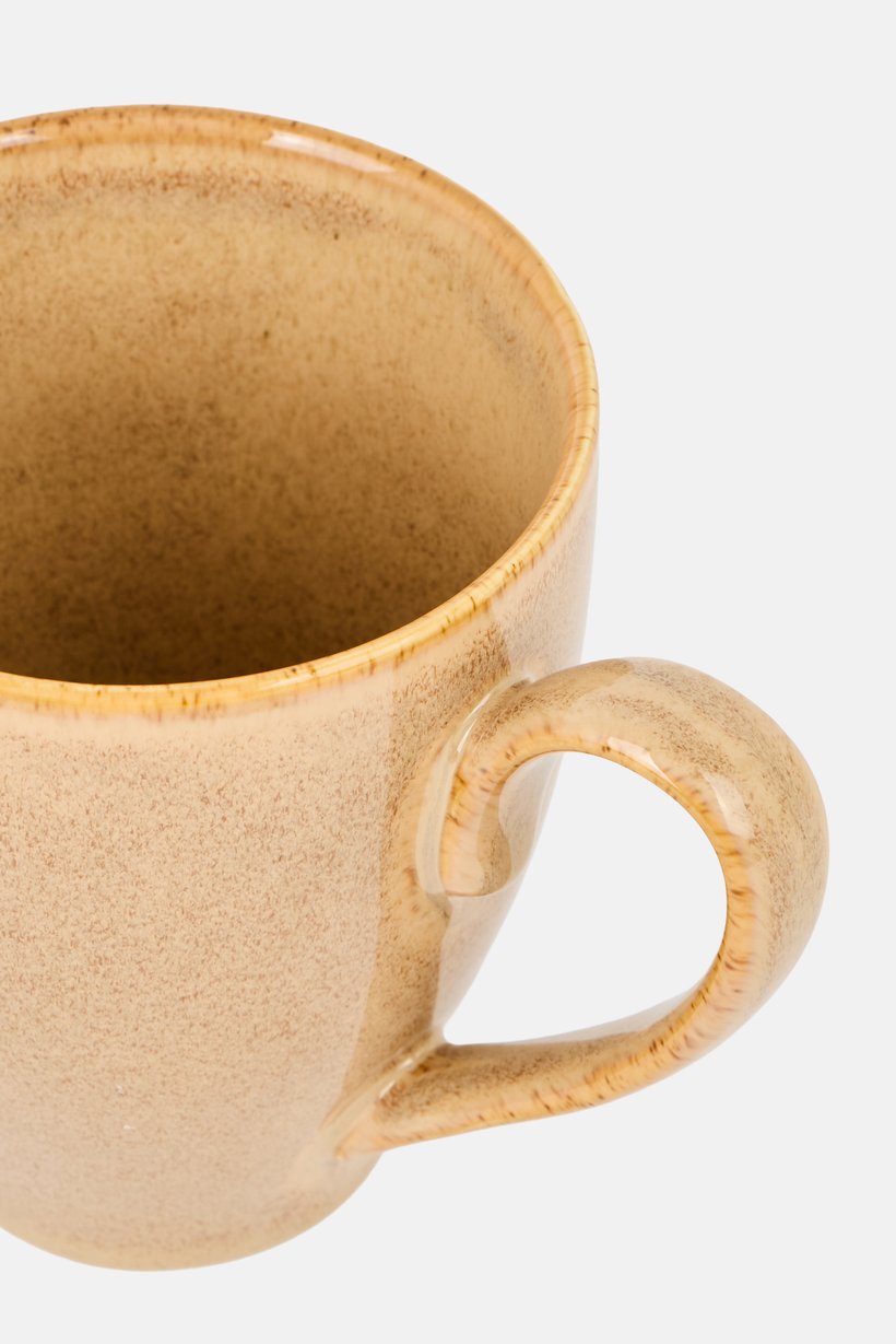 Porcelain Coffee Mug 400 ml, Light Brown