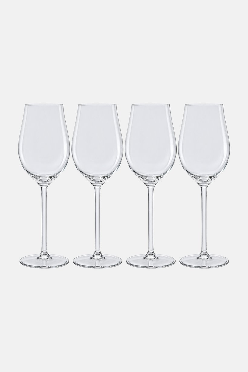 4 Pieces Glass Set 390ml, Transparent