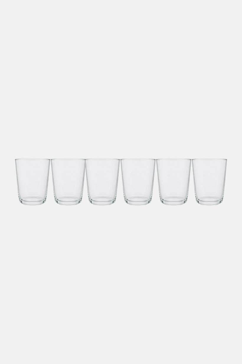 6 Pcs Drinking Glass Set 315ml, Transparent