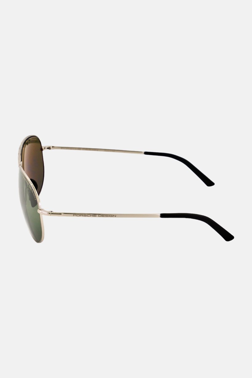 Men P8508 C Aviator Sunglasses, Silver