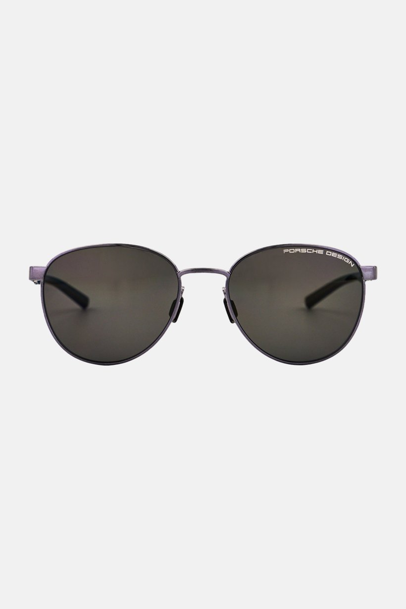 Men P8945 C Round Sunglasses, Gunmetal
