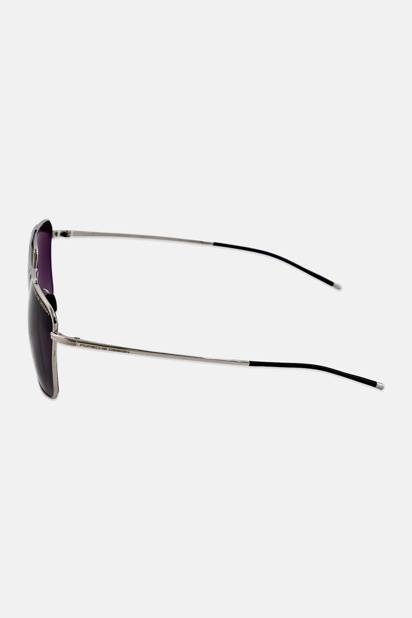 Men P893661D Square Sunglasses, Silver