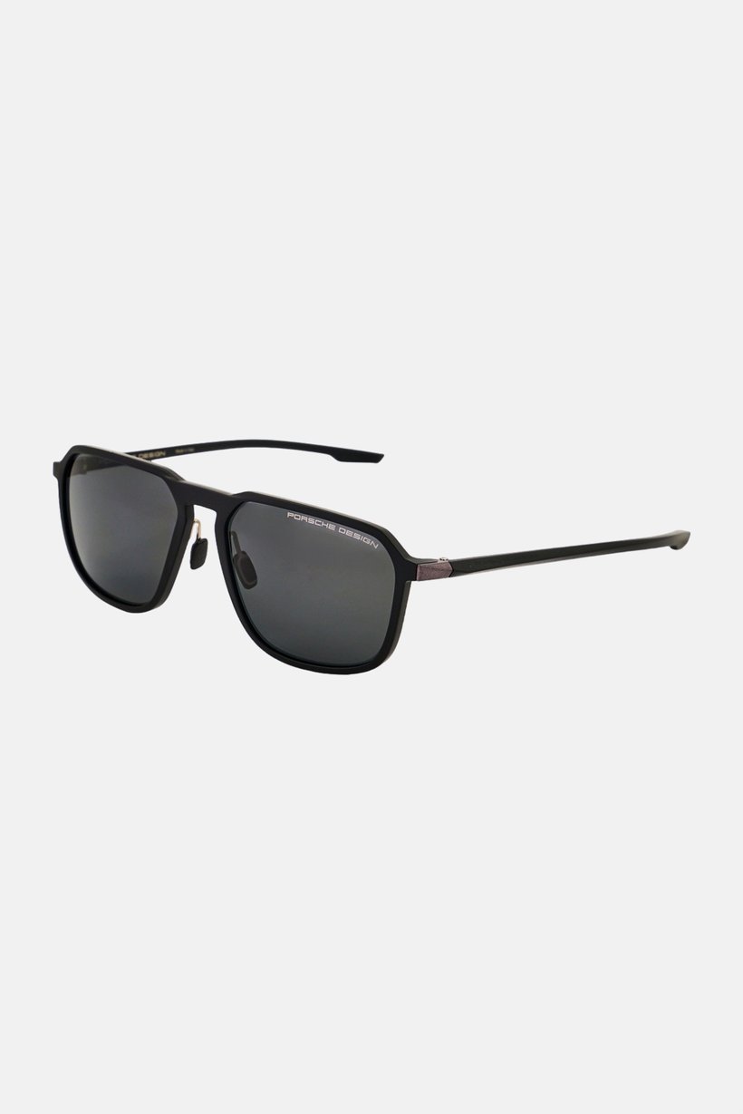 Men P8961 A Square Sunglasses, Black
