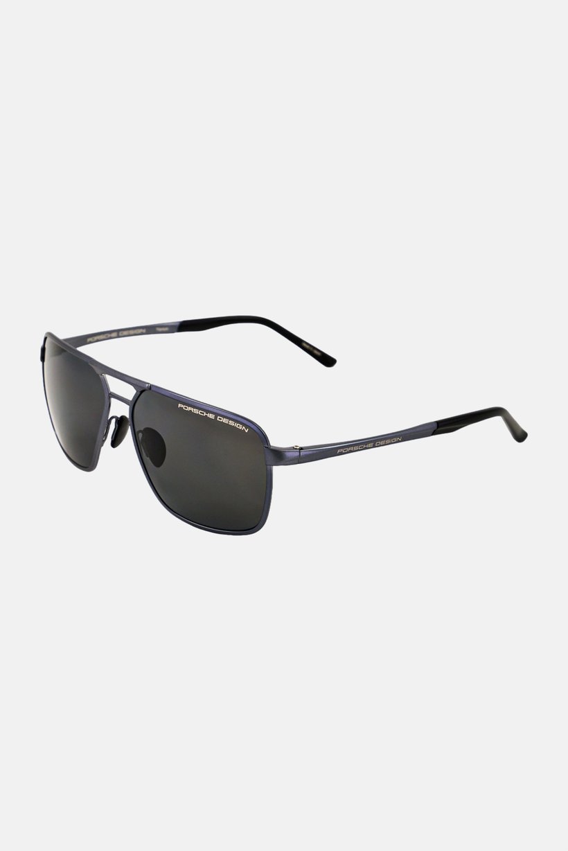 Men P8966 D Aviator Sunglasses, Matte Black