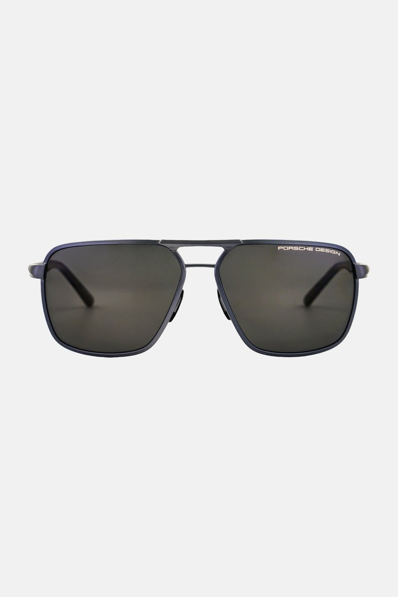 Men P8966 D Aviator Sunglasses, Matte Black