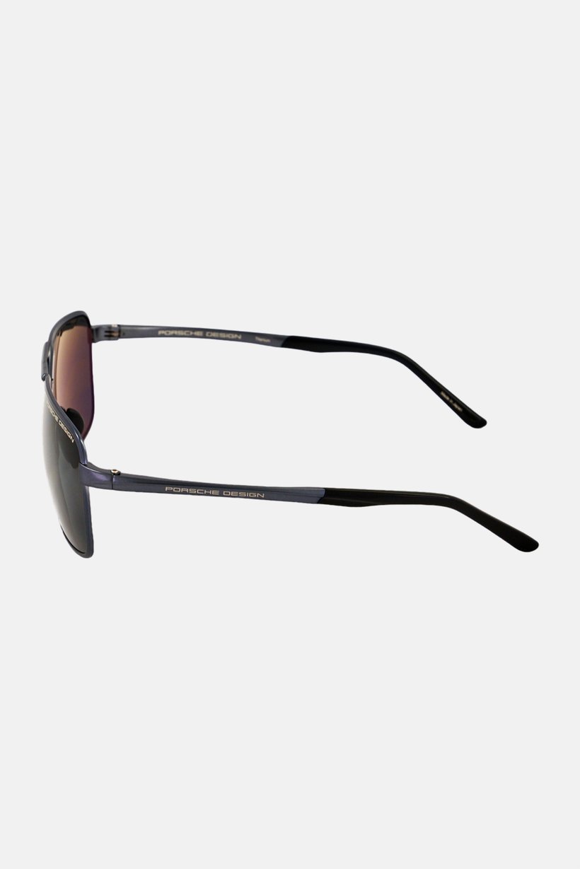Men P8966 D Aviator Sunglasses, Matte Black