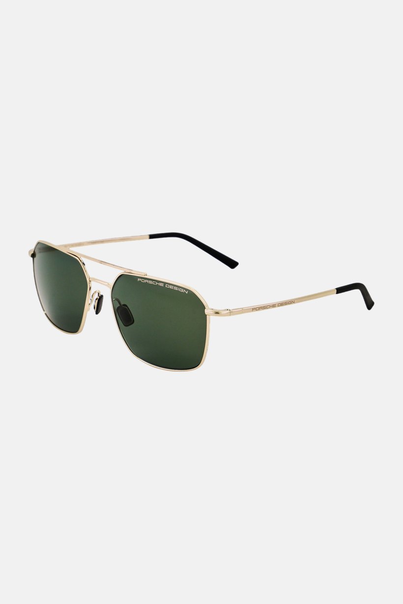 Men P8970 C Square Sunglasses, Silver