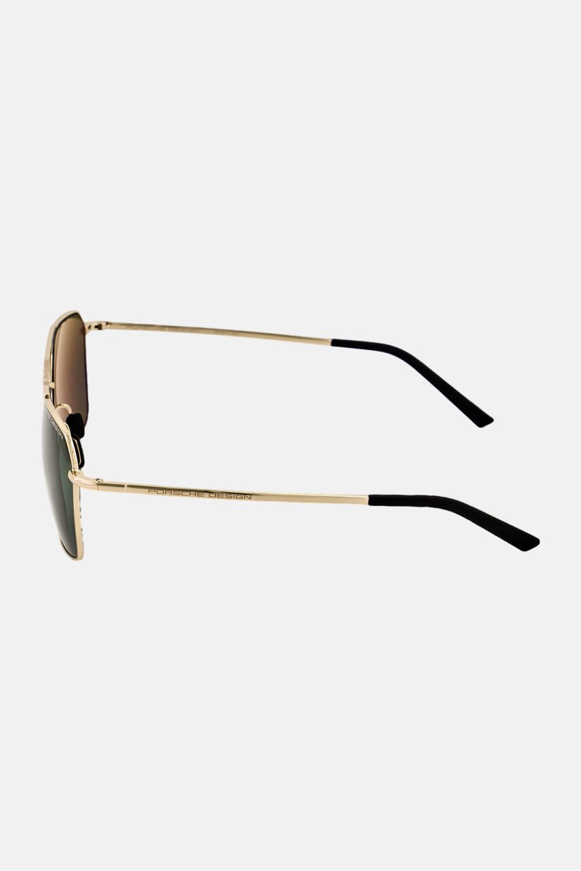 Men P8970 C Square Sunglasses, Silver