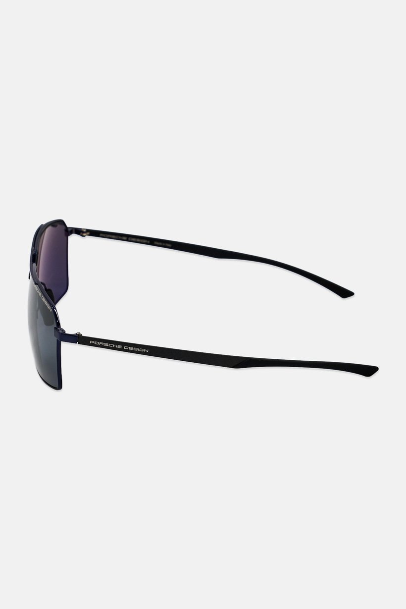 Men P8977 64D388 Rectangular Sunglasses, Black