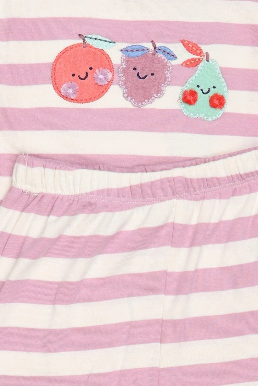 Kids Boy 2 Pieces Long Sleeve Stripe Top And Bottom Pajama Set, Multicolor