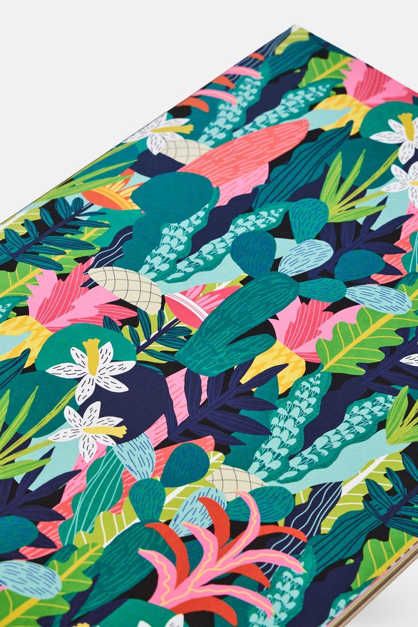 Motif Cardboard Pad  Tropical