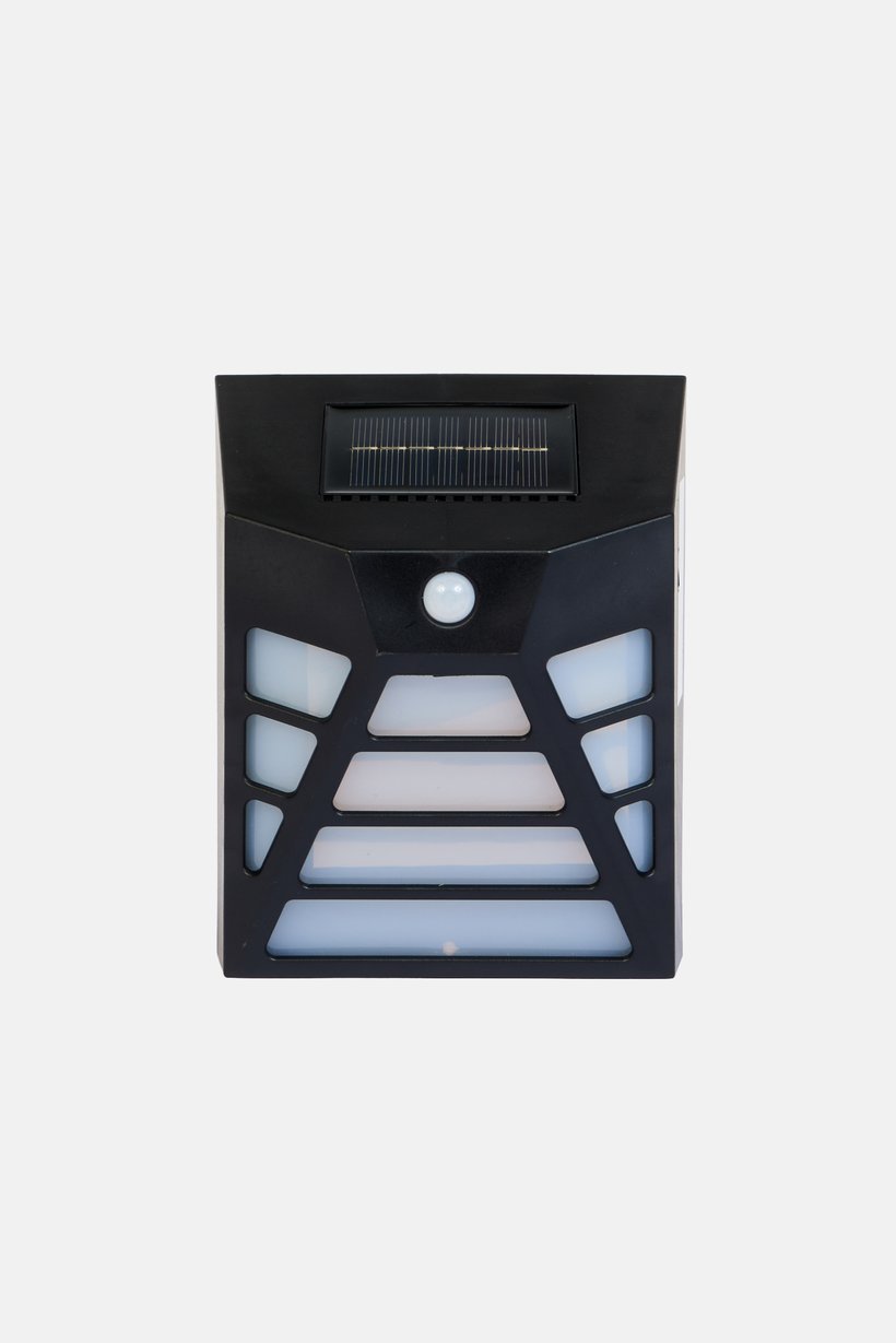 LED Solar Wall Light, Black