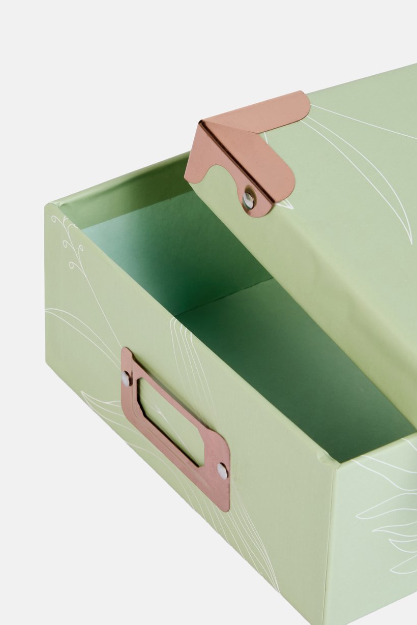 3 Pcs Storage Boxes, Sage