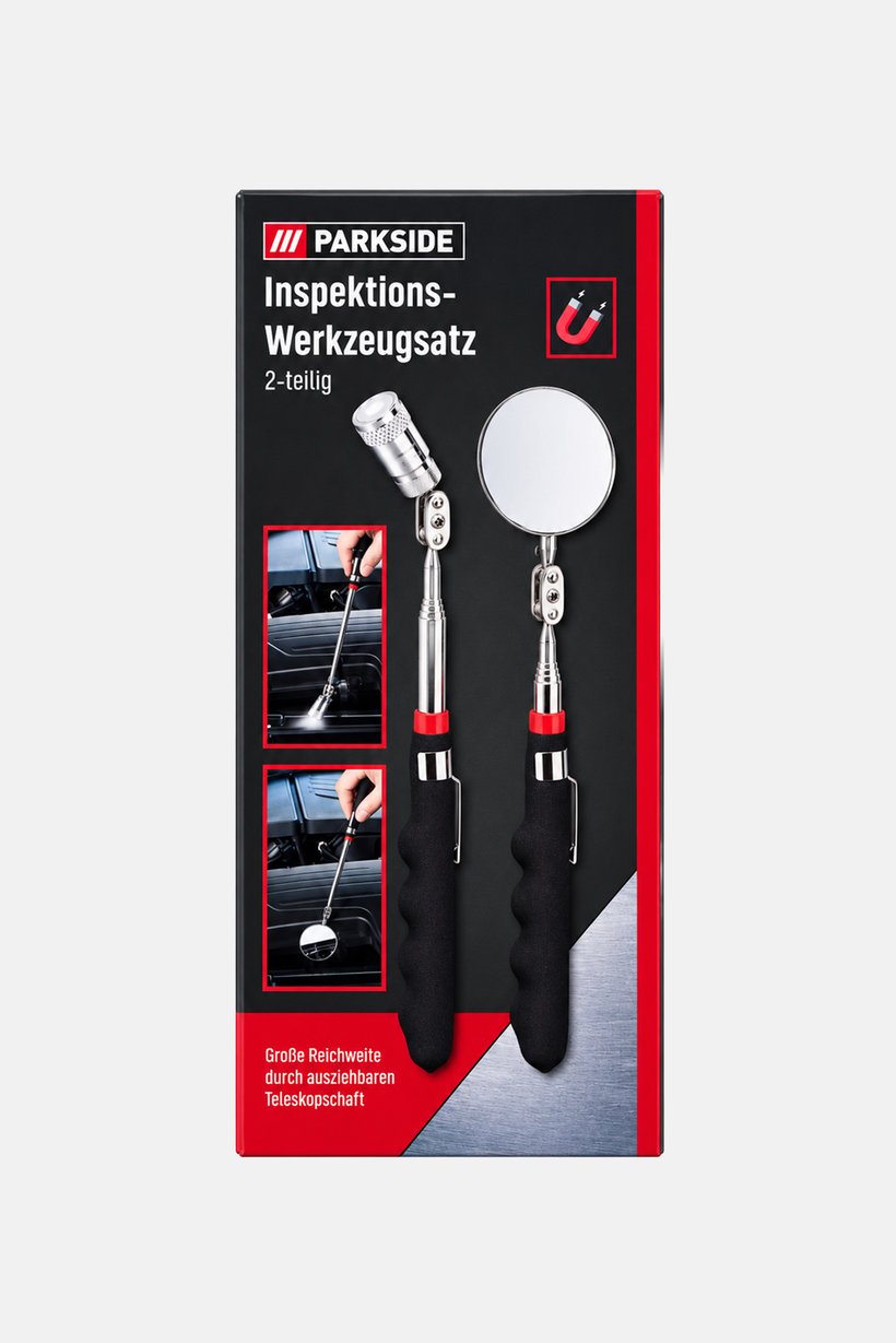 Inspection Mirror And Gripper  Set, Multicolor