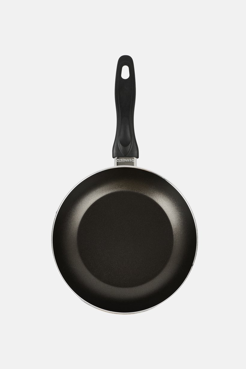 Small Aluminum Frying Pan, Black