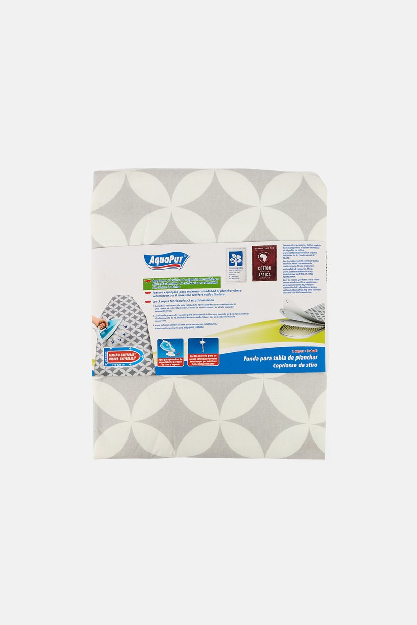 Ironing Allover Print Board Cover, Multicolor