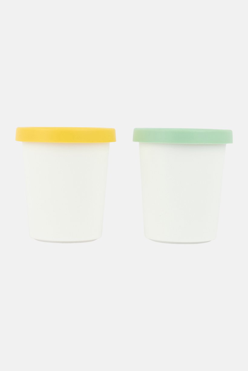 2 Pcs Moules Pour Pots De Glace, Multicolor