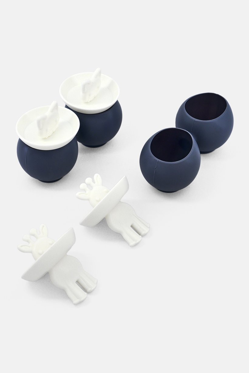 2 Set Of Ice Maker Silicone Moulder 115 ml, Multicolor