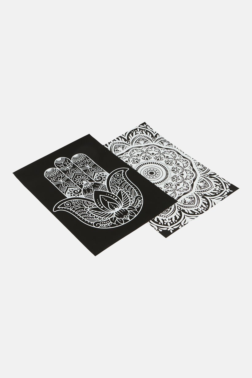 4 Pcs Scratch Art Set