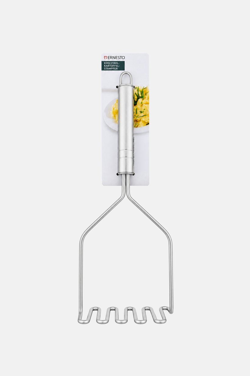 Stainless Steel Potato Masher, Silver