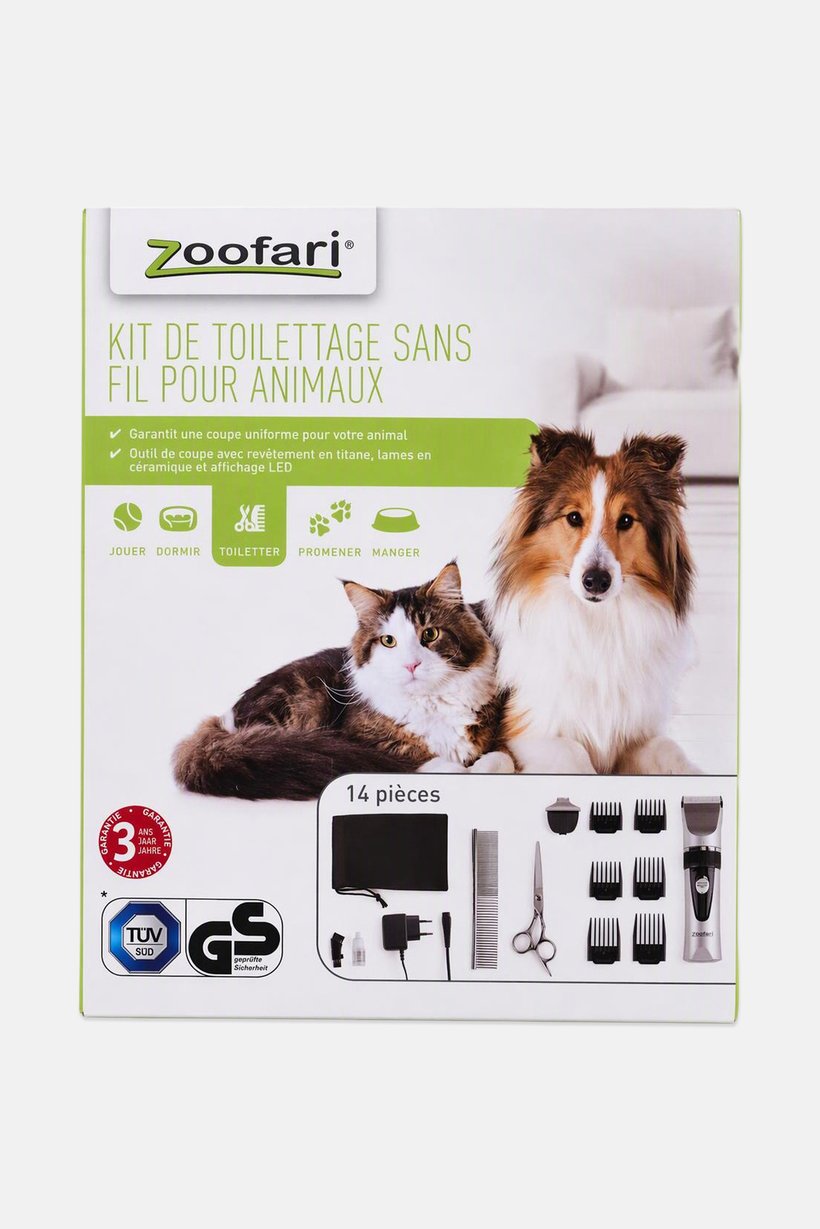 Wireless Pet Hair Trimmer, Multicolor