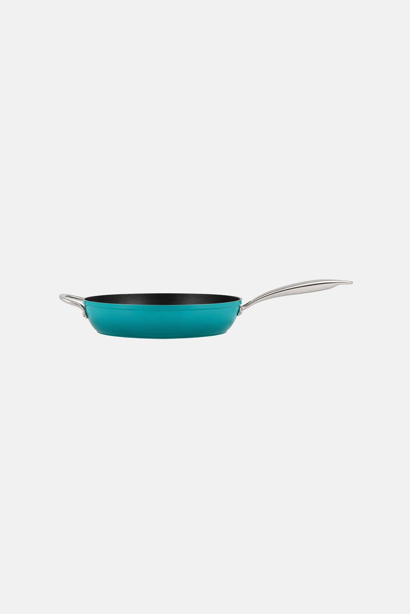 Aluminium Fry Pan 28cm, Teal Green