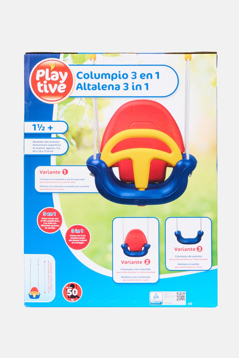Playtive 3-in-1 Toddlers Swing, Multicolor