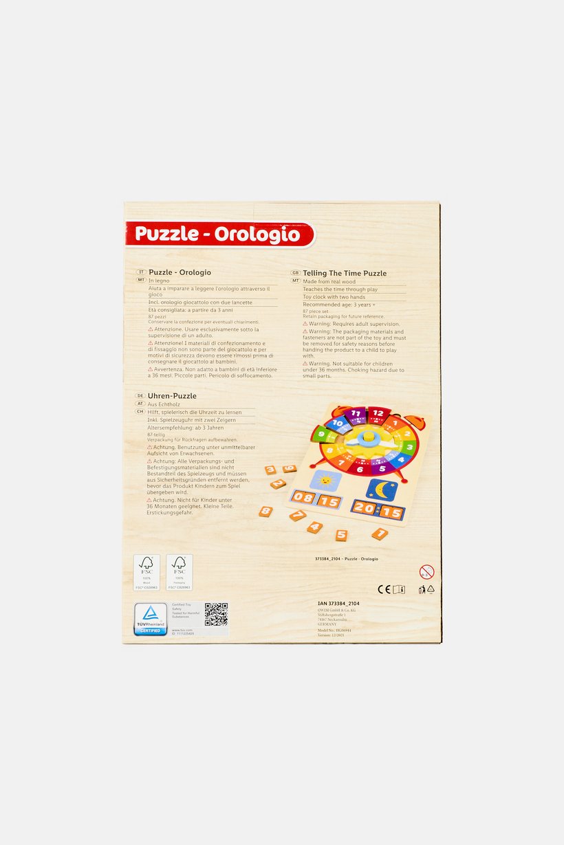 87 Pieces Wooden Learning Puzzle