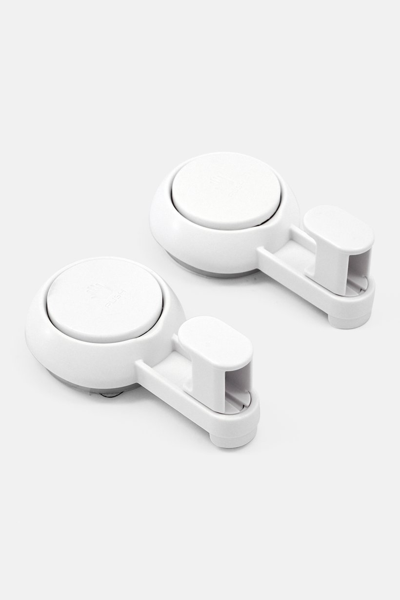 2 Pieces Suction Cup Assembly Set, White