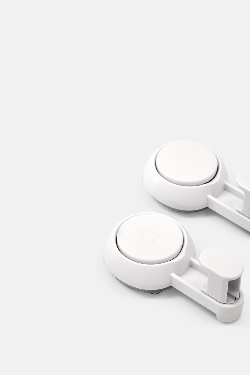 2 Pieces Suction Cup Assembly Set, White