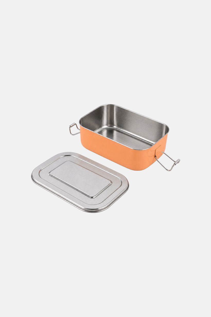 Stainless Steel Lunch Box, Orange