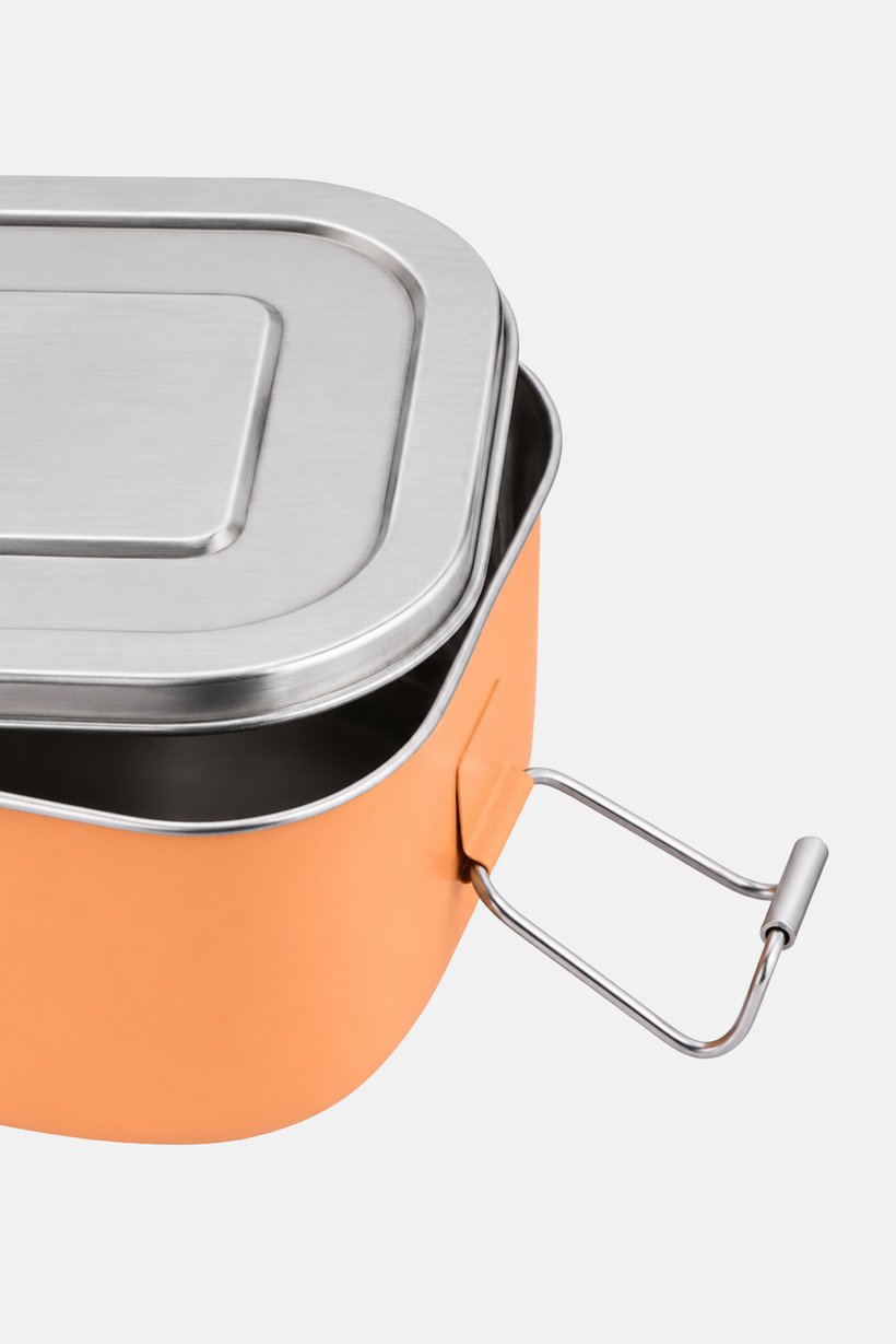 Stainless Steel Lunch Box, Orange