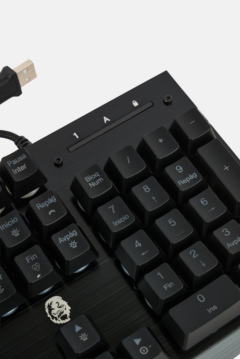 Gaming Keyboard Semi-Mechanical With Backlight, Black