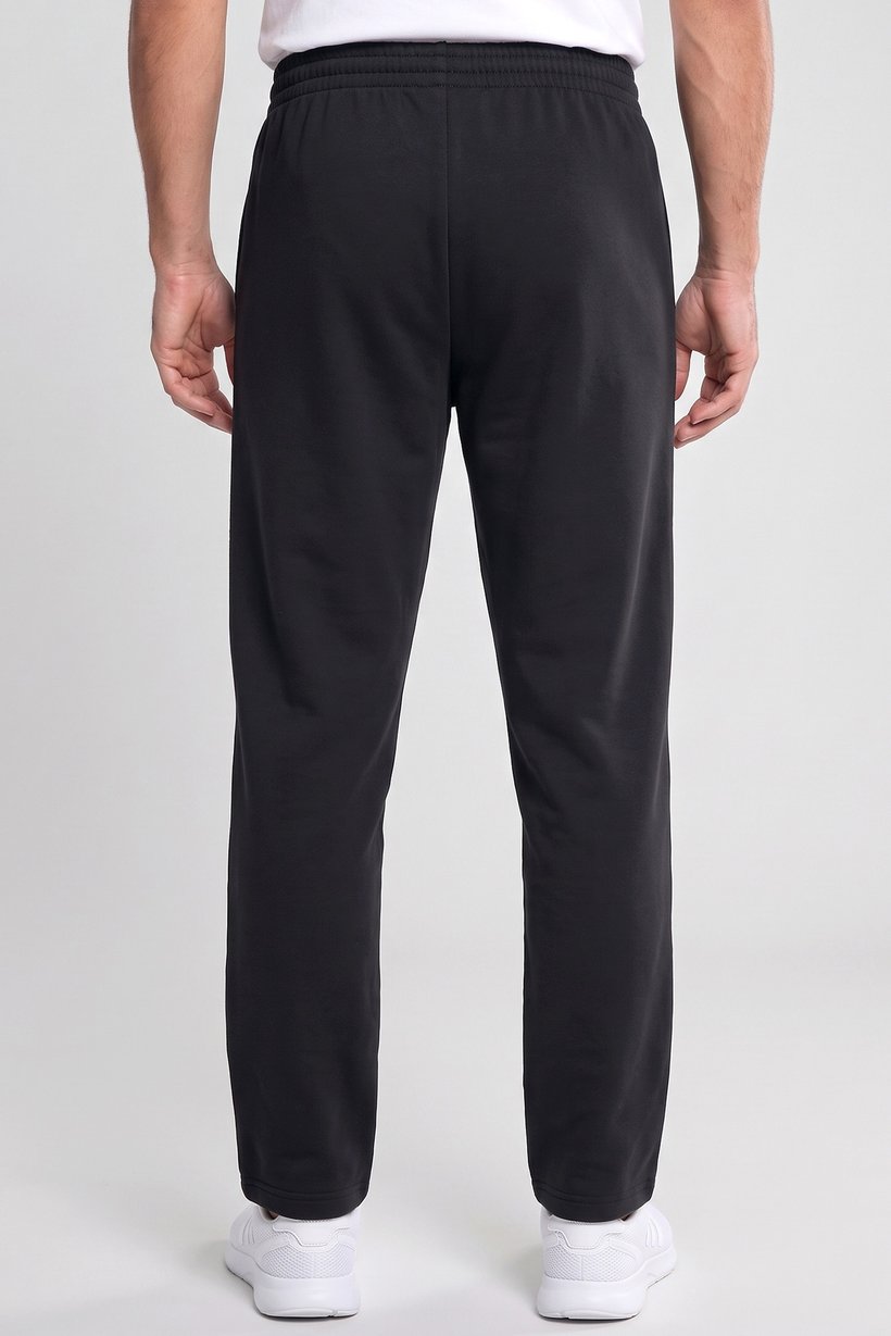 Men Sportswear Fit Outdoor Sweatpants, Black