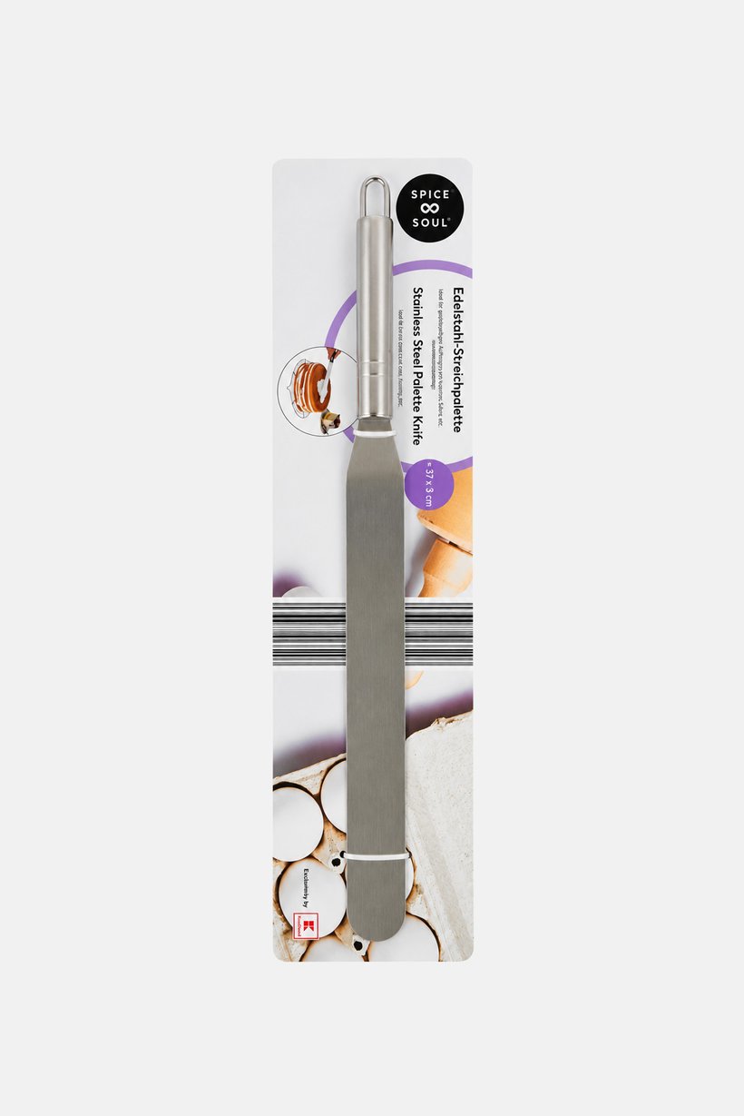 Steel Confectionery Spatula For Cream, Silver