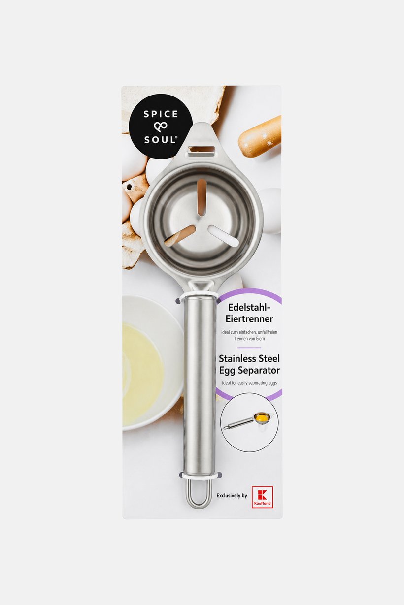 Stainless Steel Egg Separator, Silver