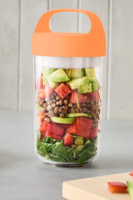 Large To Go Container With Handle, Assorted