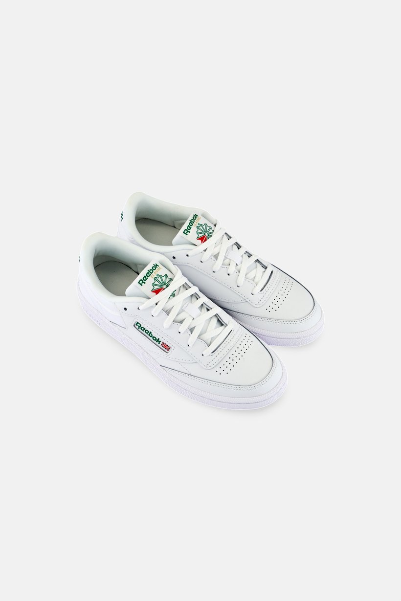 Kids Boy Club C Lace Up Tennis Shoes, White