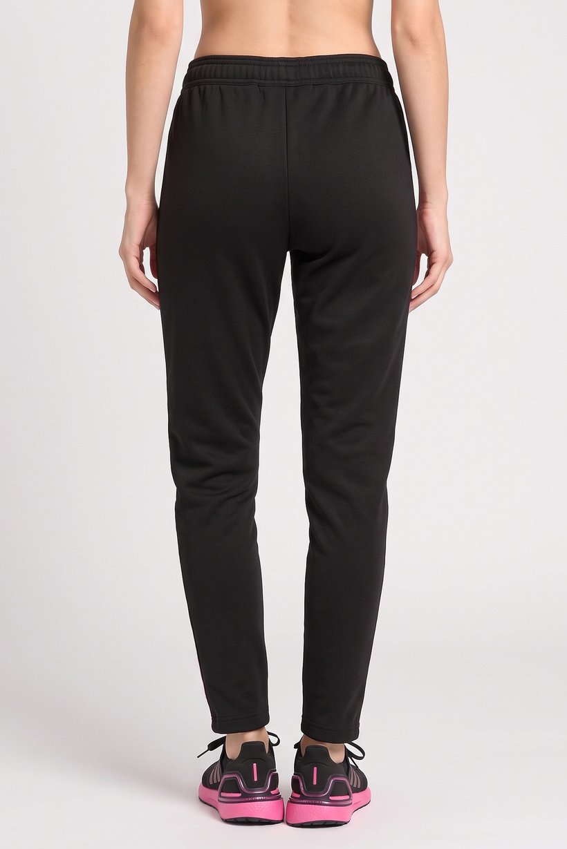 Women Regular Fit Training Track Pants, Black