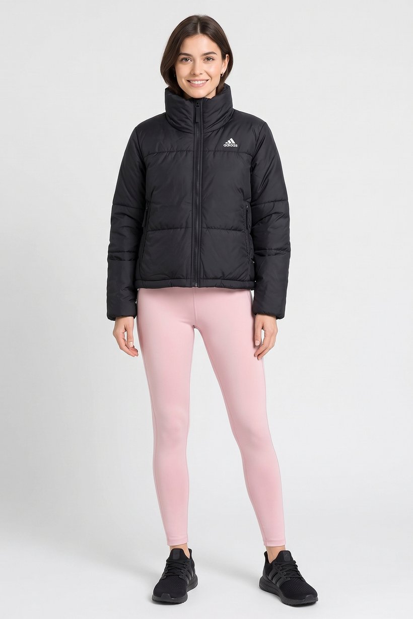Women Loose Fit Long Sleeve Outdoor Jacket, Black