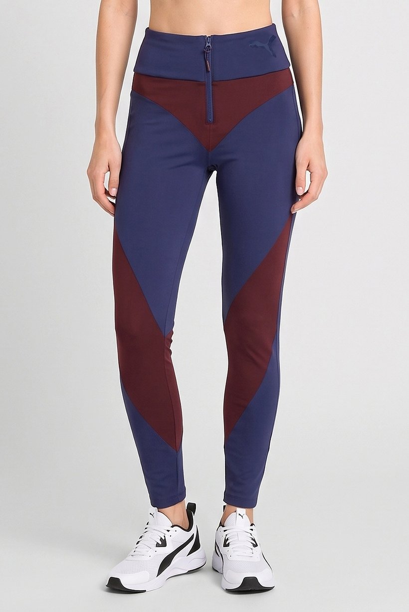 Women Sportswear Fit Training Leggings, Navy