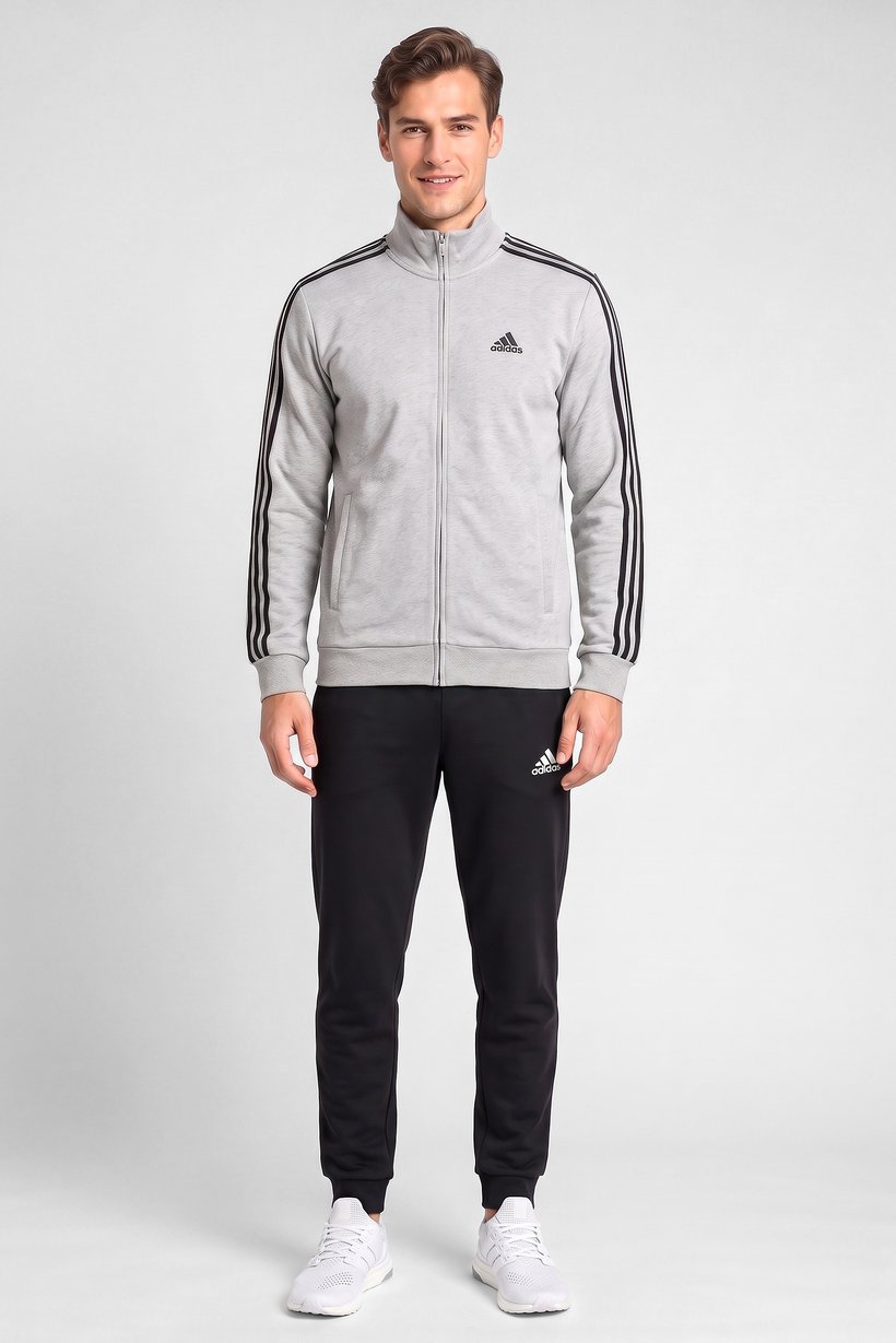 Men 2 Pieces Sportswear Fit Long Sleeve Jacket And Pants Training Tracksuit, Multicolor